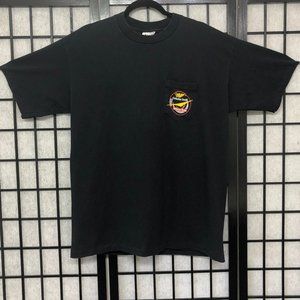 1994 MGD Rusty Wallace Racing Pocket Tee Miller Beer Vintage Black XL T Shirt PP